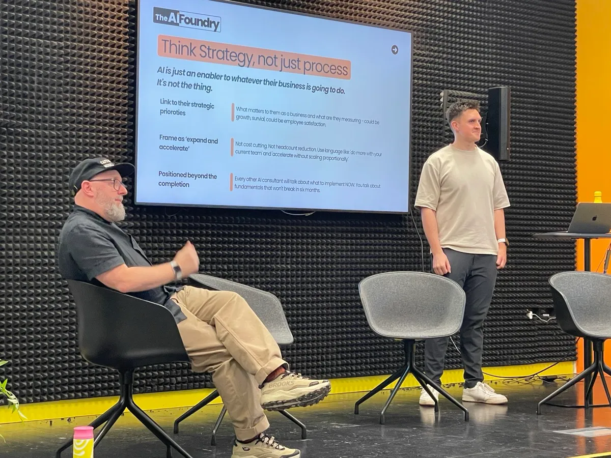 AI training workshop led by The AI Foundry for UK business owners
